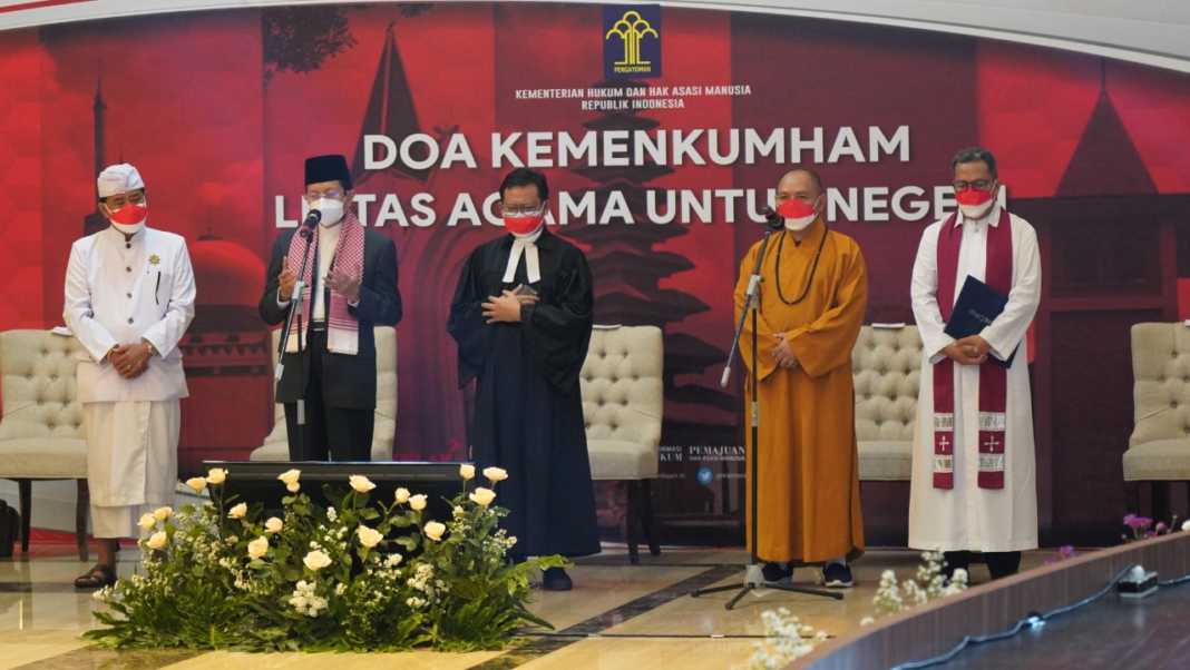 Doa Lintas Agama Kemenkumham untuk Negeri