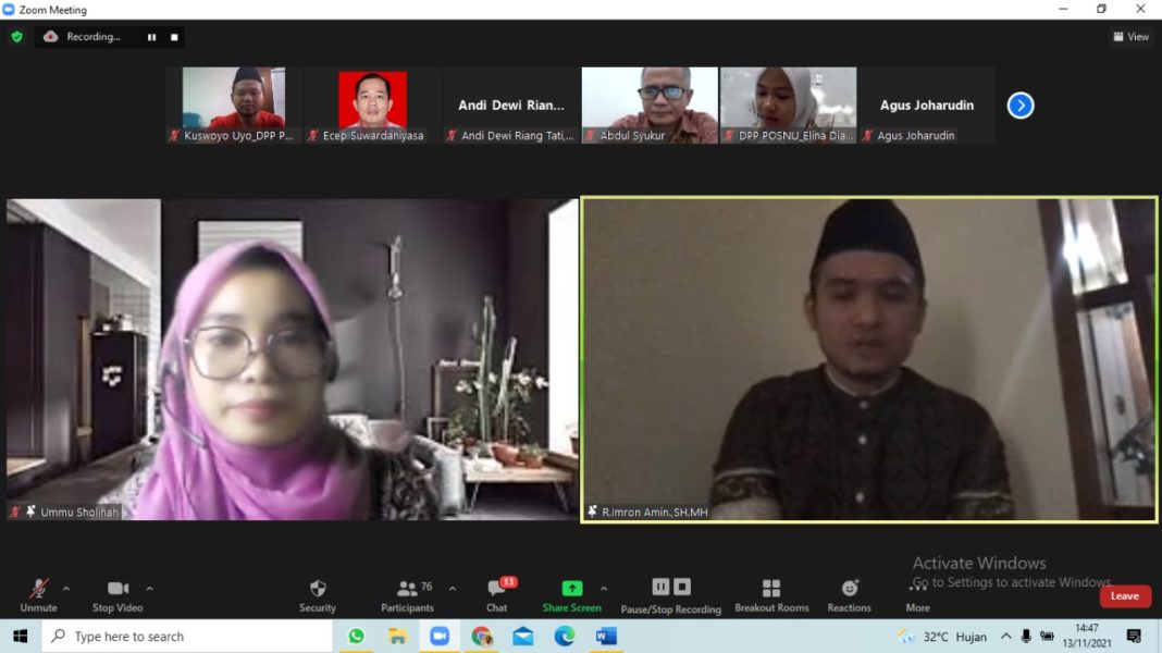 DPP Poros Sahabat Nusantara Gelar Pesantren Bhinneka Tunggal Ika Seri 3