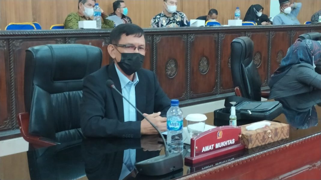 Laporan Reses Tahap II 2021, Amat Muktas Sampaikan Ini