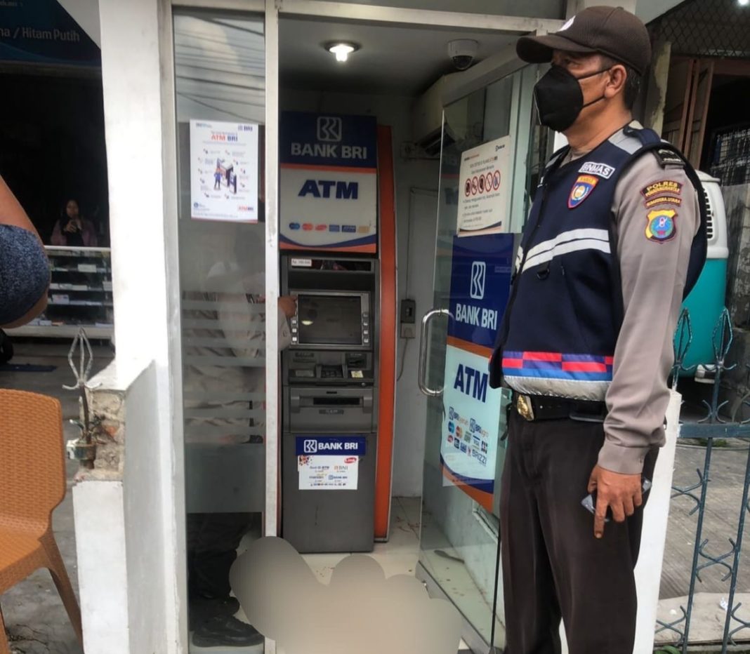 Suami Tikam Istri di ATM BRI Jalan Kartini Pematangsiantar