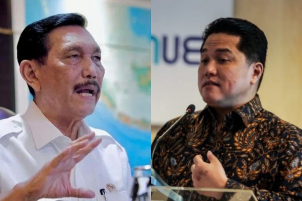 Luhut dan Erick Thohir