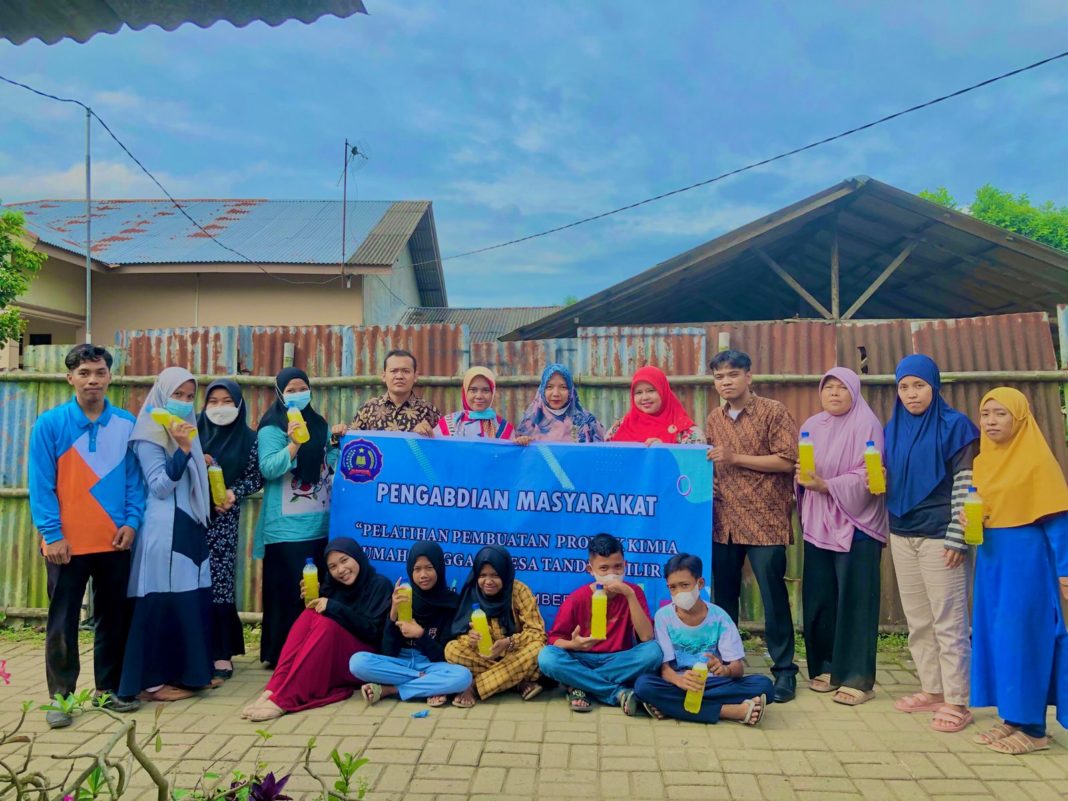 STKIP Al Maksum Langkat, Lakukan Pengabdian Masyarakat di Desa Tandem Hilir I