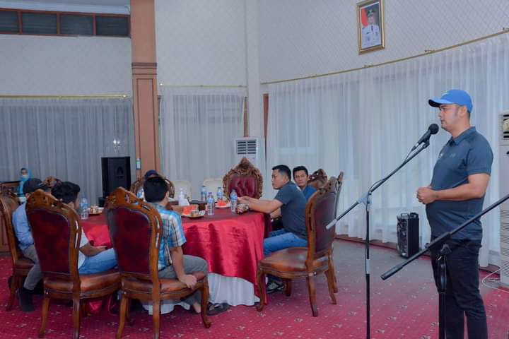 Bupati Benny Dwifa Sambut Tim Persiju