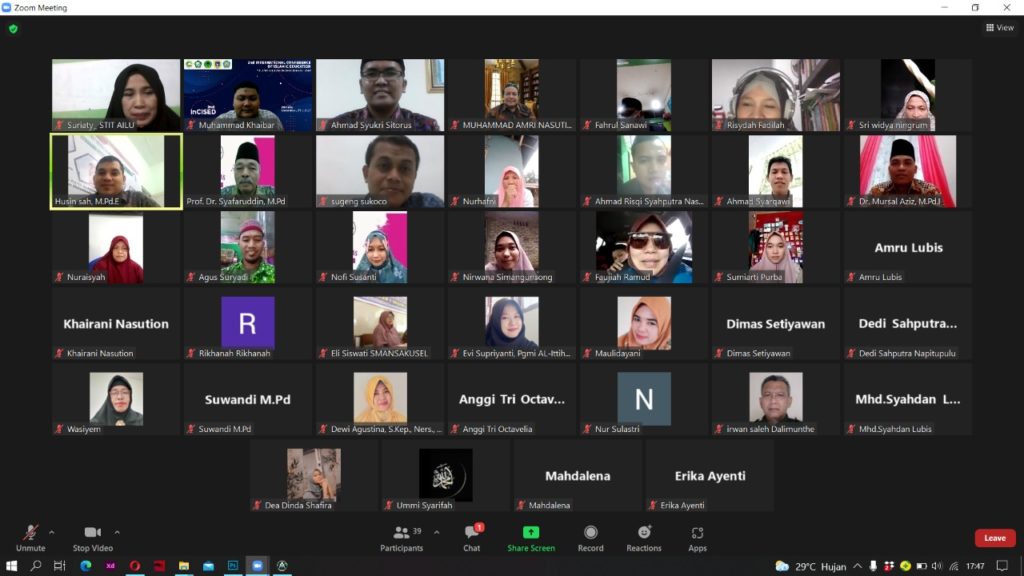 STIT Al Ittihadiyah Labura, Laksanakan Webinar Hari Ibu