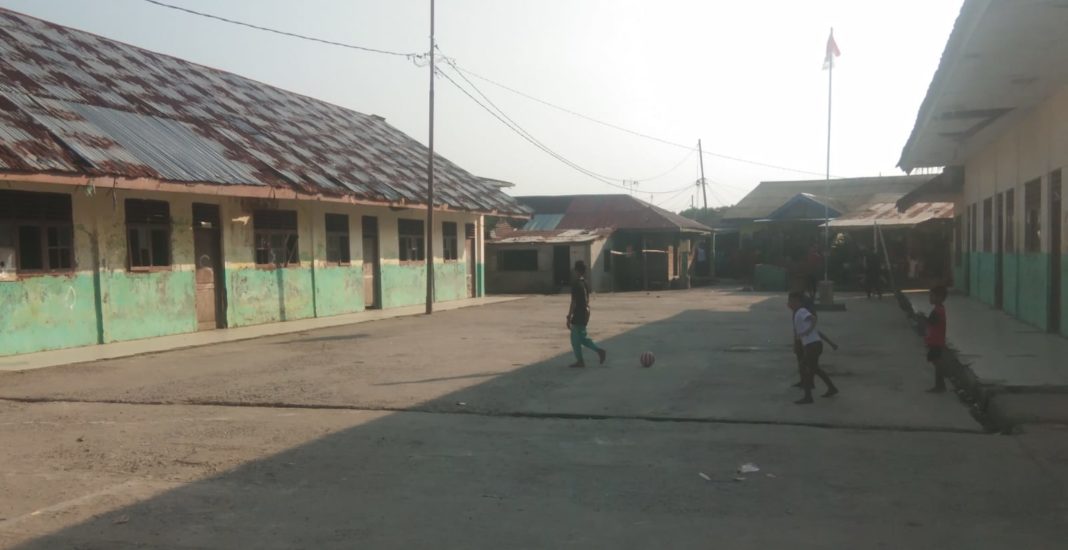 Bangunan SD di Jaring Halus Langkat Rusak