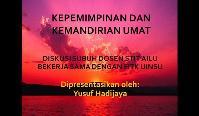Kepemimpinan dan Kemandirian Umat Islam