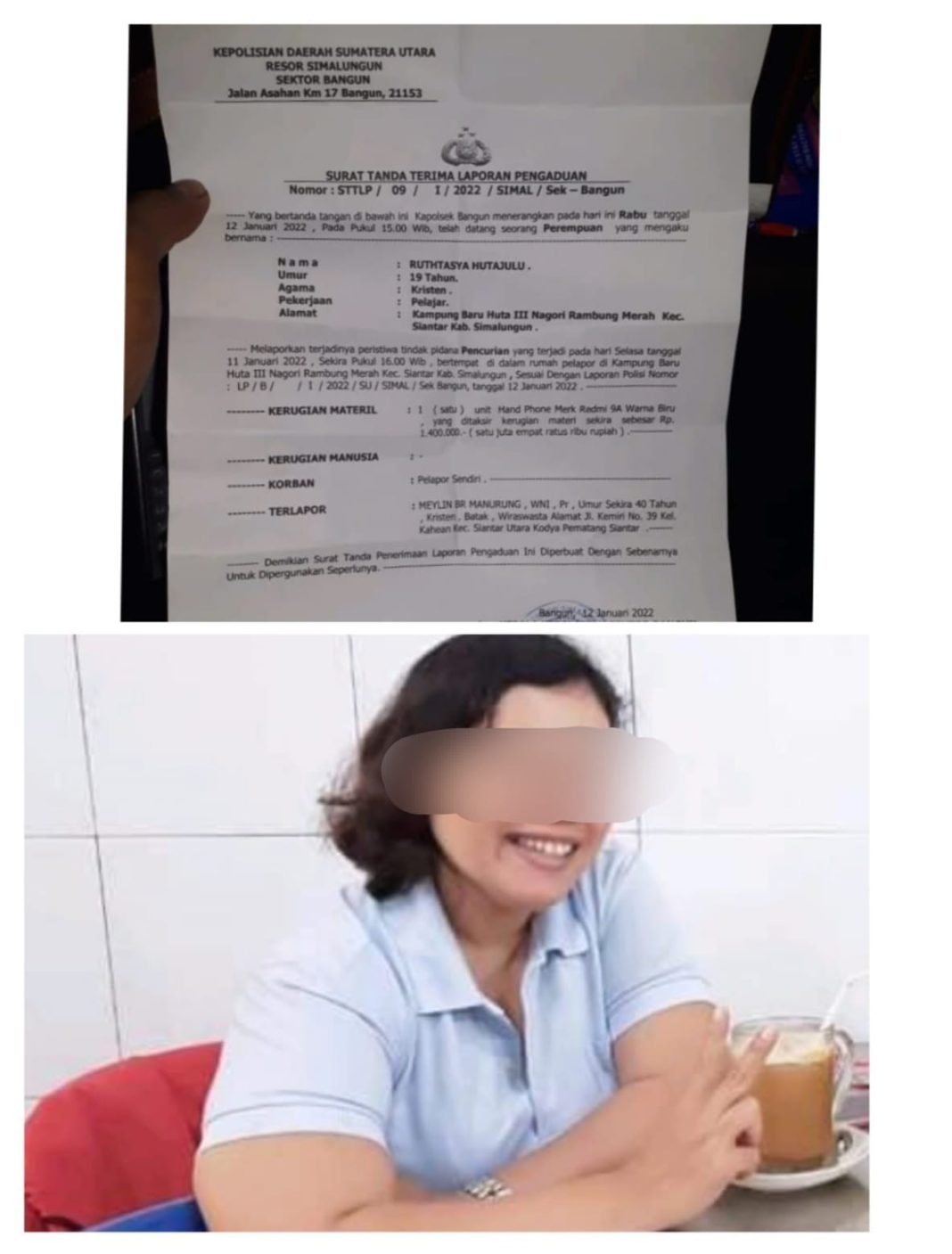 Sosok Wanita yang Mengaku Istri Oknum Pejabat Kejaksaan