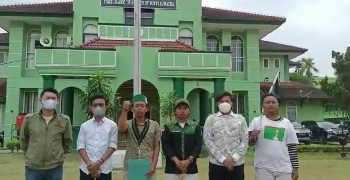 HMI Aksi Jilid III di Kampus UIN SU