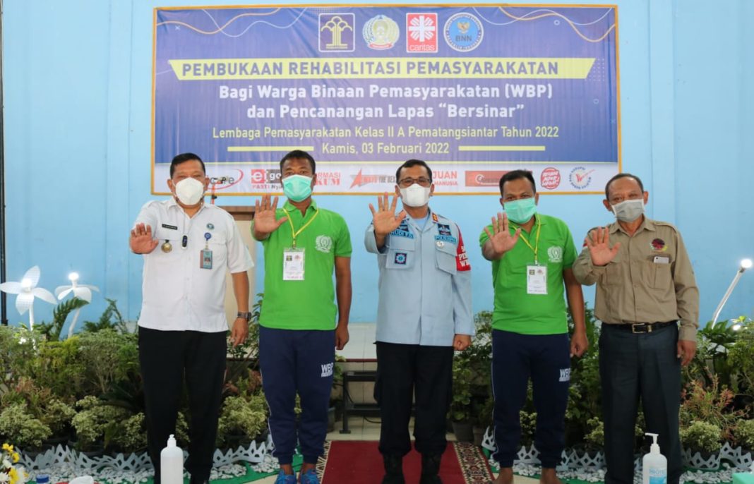 Rehabilitasi Narkoba WBP Lapas Kelas IIA Pematangsiantar