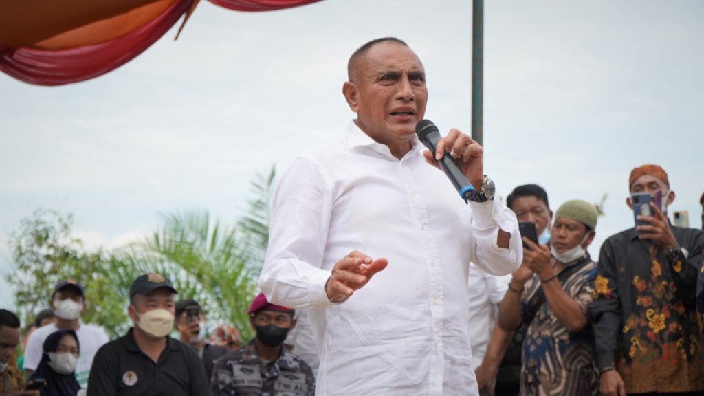 Gubernur Sumut dan Plt Bupati Langkat
