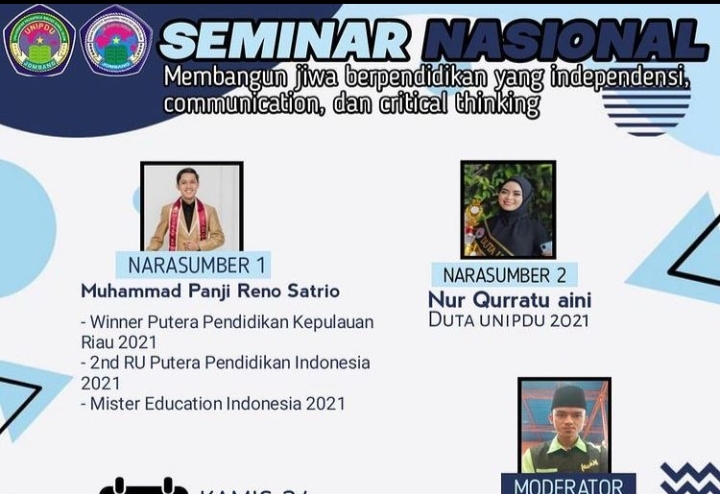 Jadi Narasumber Nasional