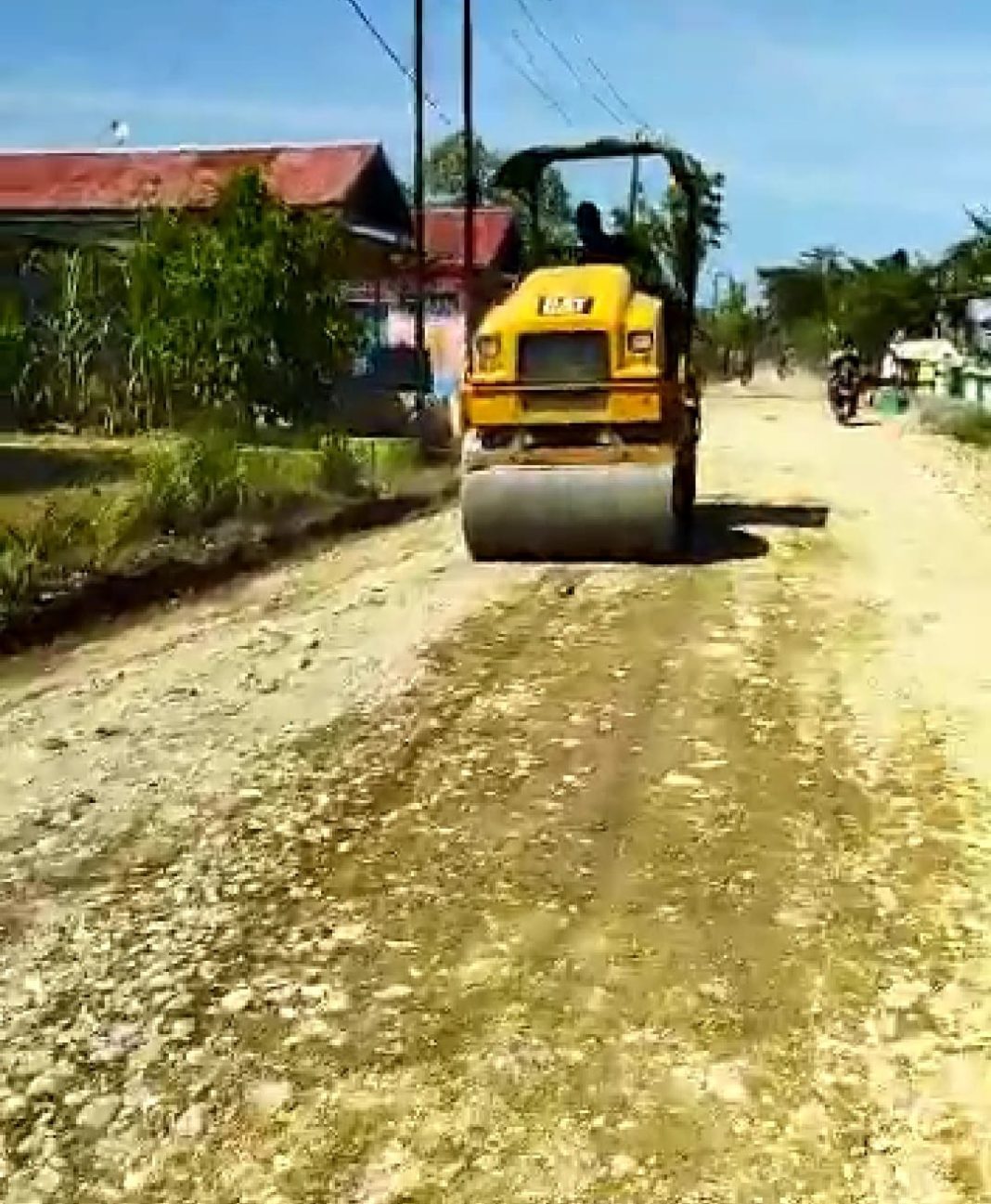 Jalan Rusak di Babalan Langkat