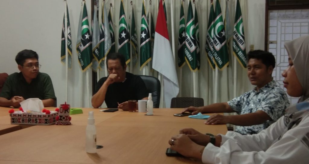 Jelang Pelantikan, Pengurus Badko HMI Sumut Periode 2021-2023 Silaturahmi dengan MW KAHMI