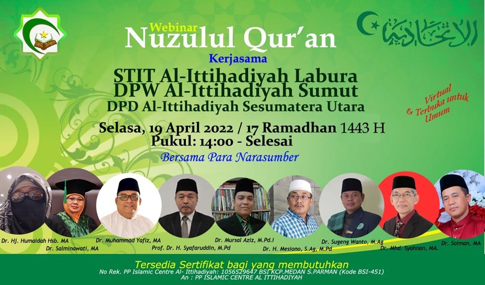 Al Ittihadiyah Provinsi Sumatera Utara dan STIT Al Ittihadiyah Labuhanbatu Utara