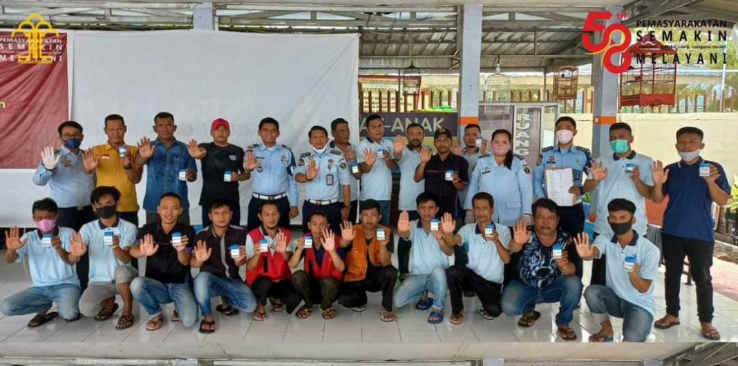 Tes Urine Mendadak, WBP Lapas Kelas IIA Labuhan Ruku Kanwil Kemenkumham Sumut Negatif Narkoba