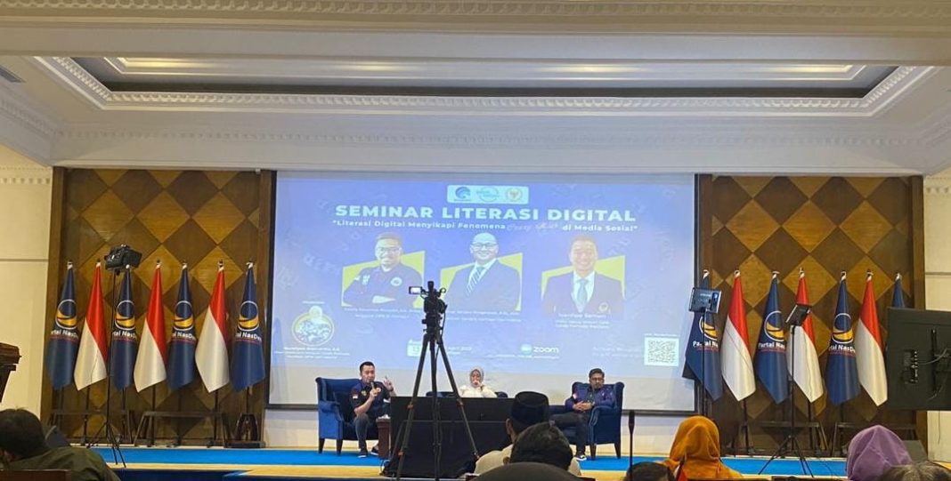 Anggota Komisi I DPR RI, Kresna Dewanata Phrosaks Jadi Pembicara Kegiatan Literasi GP NasDem