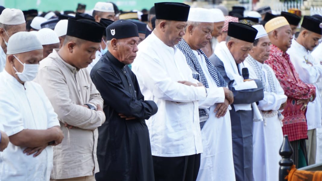 Salat Idul Fitri di Langkat