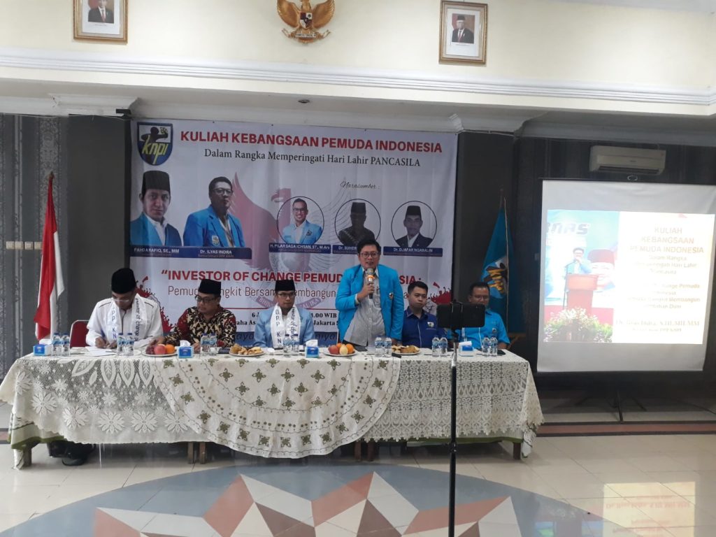 Launching Gerakan Pancasila Membangun Peradaban Dunia, DPP KNPI : Linear Dengan Gagasan Investor Of Change
