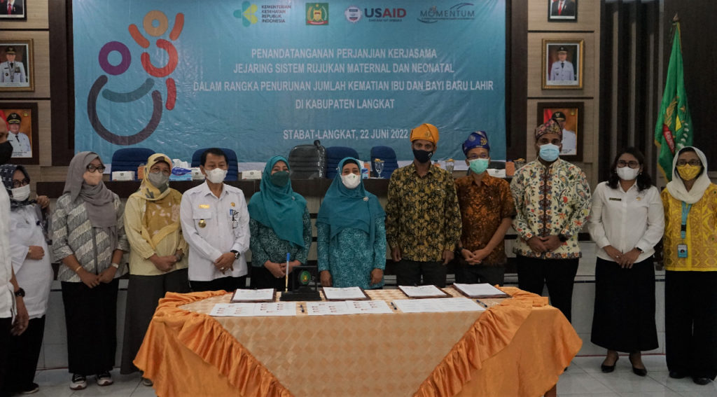 Tim USAID MPHD ke Langkat