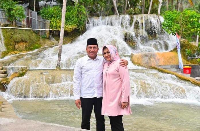 Gubsu Edy Rahmayadi dan Istri