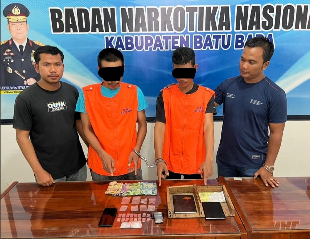 BNNK Batu Bara Gerebek Sarang Narkoba di Desa Simpang Gambus