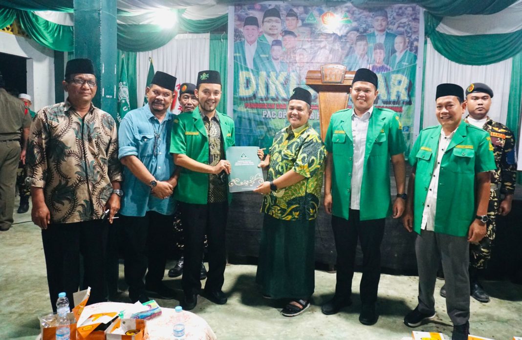 Buka Diklatsar I PAC GP Ansor Percut Sei Tuan, Adlin Tambunan