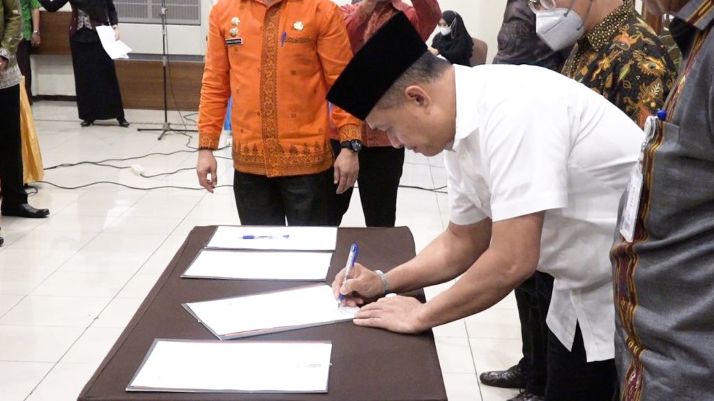 Bupati Zahir Launching Aplikasi E-SAKIP 