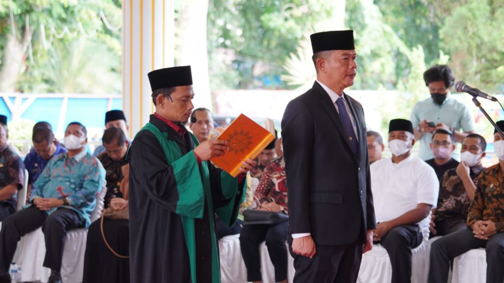 Pelantikan Sekda Langkat Amril Nasution
