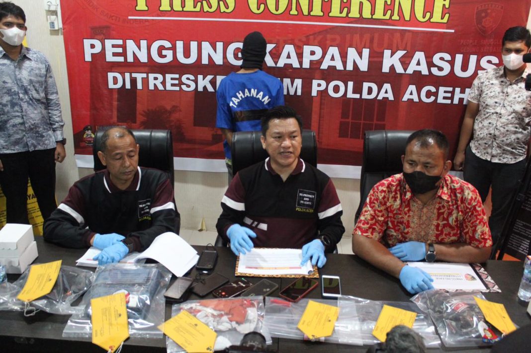 Polda Aceh Amankan Pelaku Pembakaran Bendera Merah Putih