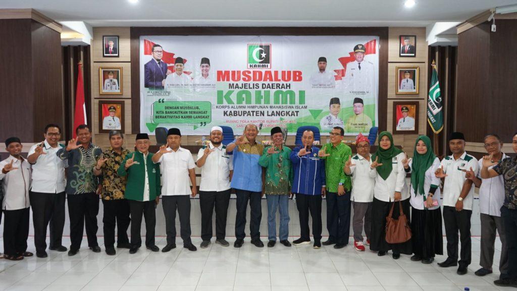 Plt Bupati dan Tim Caretaker KAHMI Langkat 