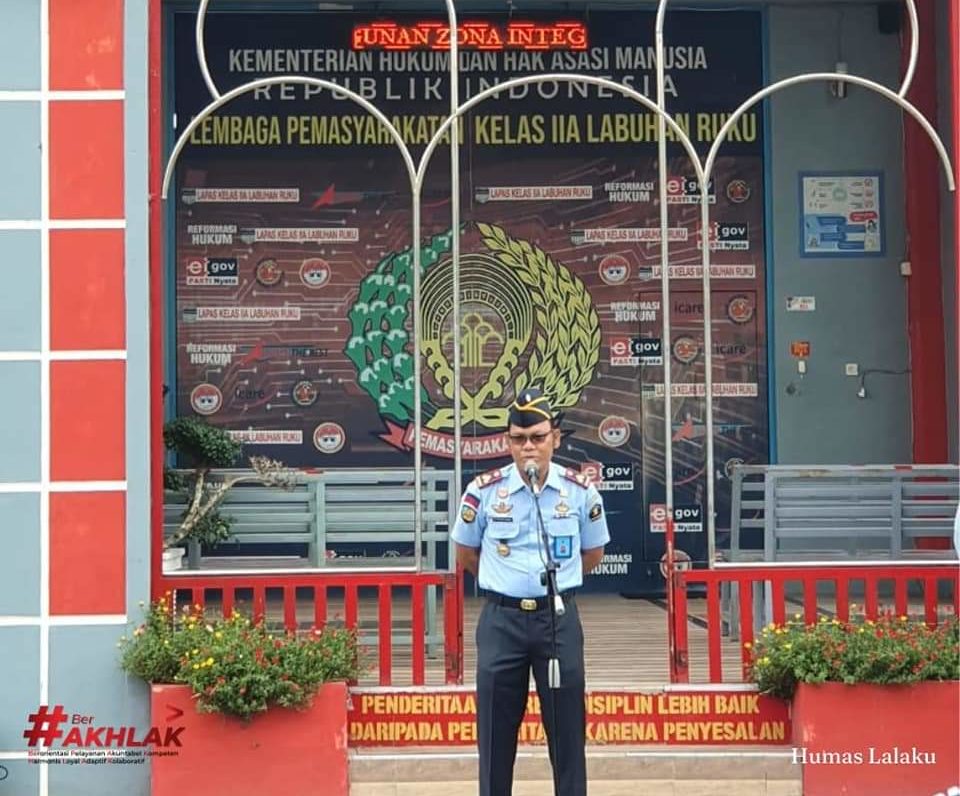 Tingkatkan Fungsi Pengawasan, Kalapas Labuhan Ruku Ingatkan Peran Satops Patnal