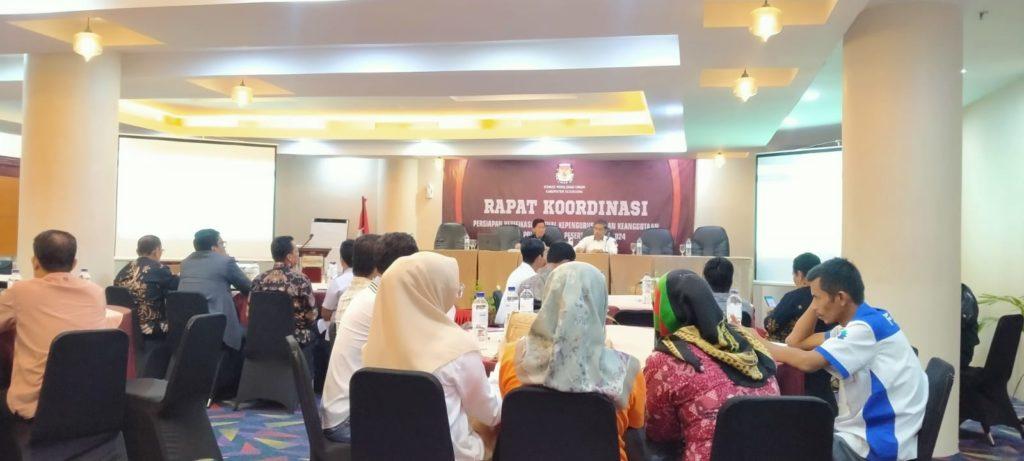 KPU Sijunjung Gelar Rakor Persiapan Verifikasi Faktual Kepengurusan dan Keanggotaan Parpol Calon Peserta Pemilu 2024