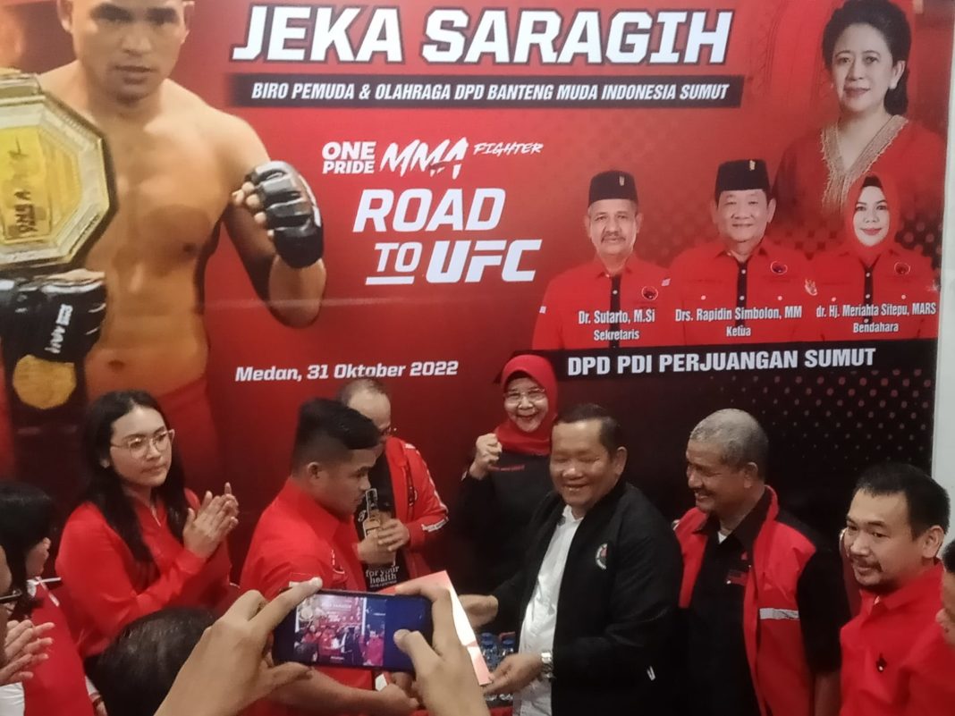 Kader PDI Perjuangan Jeka Saragih Semifinalis UFC, Ini Arahan Ketua DPD Sumut