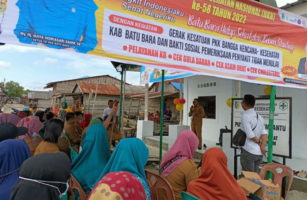 Dinkes Batu Bara Resmikan Pustu Desa Bandar Rahmat