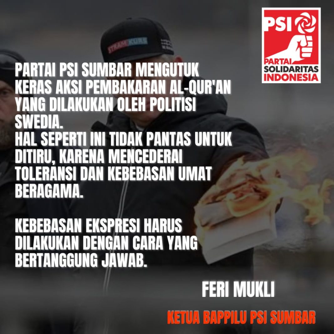 Ketua Bappilu PSI Sumbar