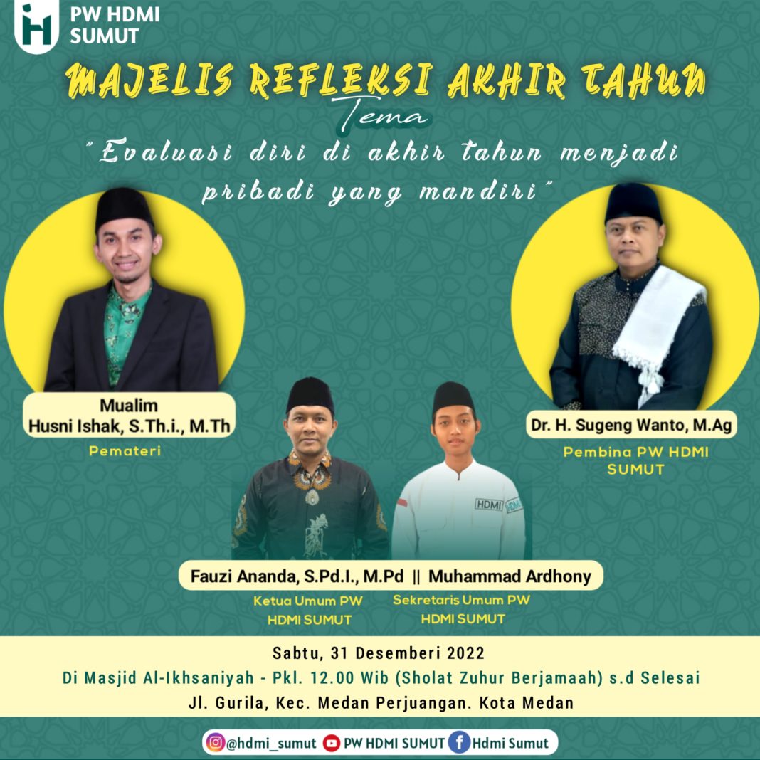 Refleksi Akhir Tahun HDMI Sumatera Utara