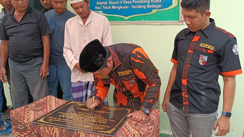 Renovasi Musala Nurul Ikhlas di Sergai