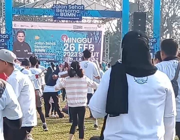 Jalan Sehat Bersama BUMN di Langkat