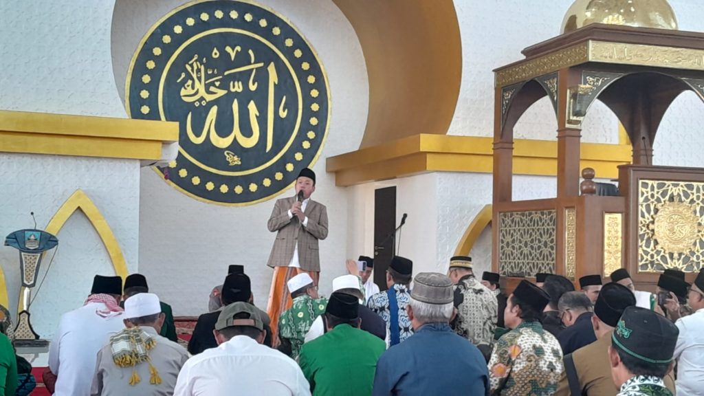 Warga Nahdiyin Padati Masjid Agung Dharmasraya