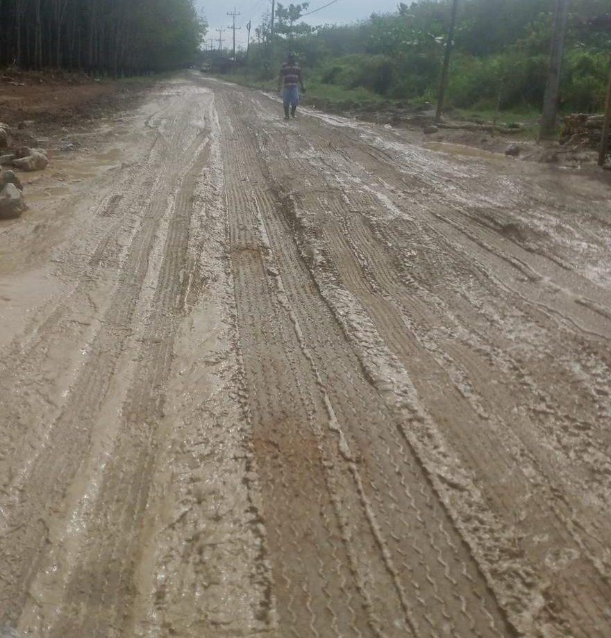 Jalan Menuju Wisata Religi Besilam Babussalam Langkat