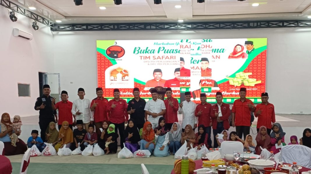 Safari Ramadan PDI Perjuangan Sumut di Batu Bara