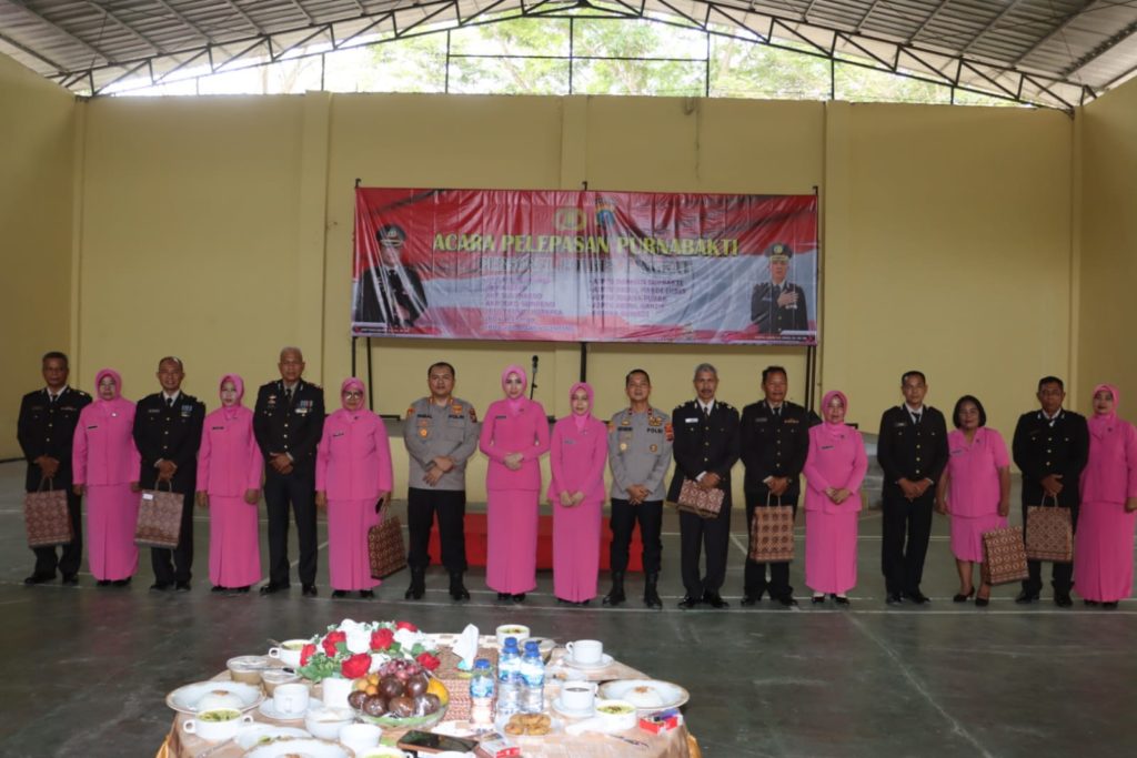 11 Personil Purna Bakti Polres Langkat