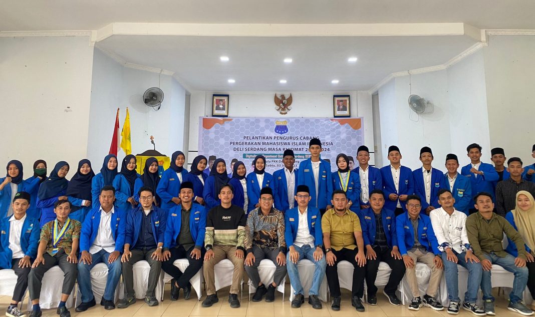 PC PMII Deli Serdang Masa Khidmat 2023-2024 Dilantik, Ini Pesan Muhammad Tarmizi