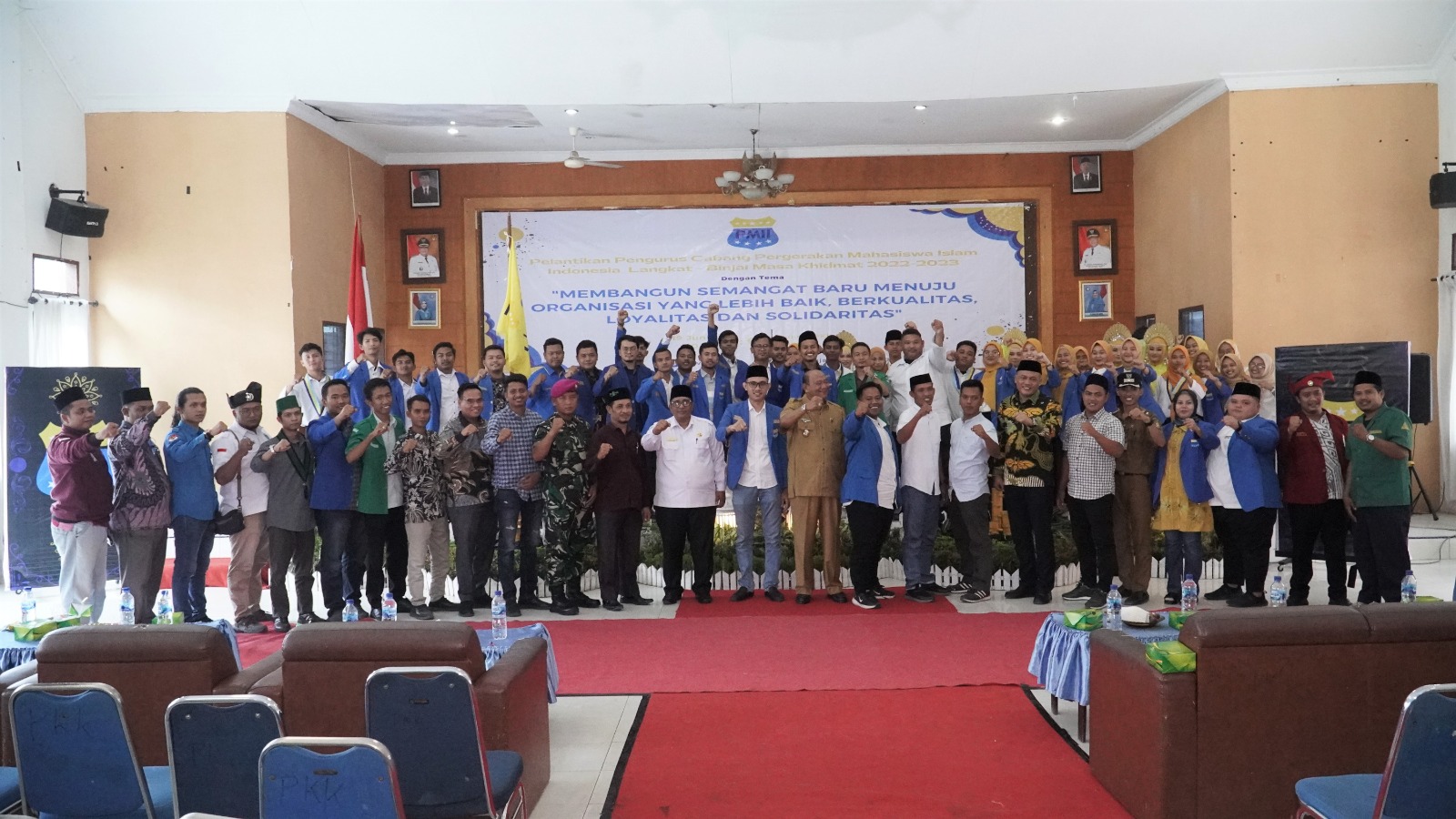 Pelantikan PMII Langkat-Binjai