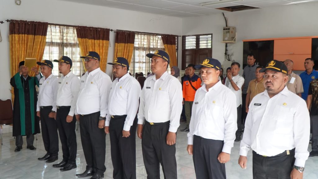 Pelantikan 7 Orang PPPK di Lingkungan Pemkab Langkat