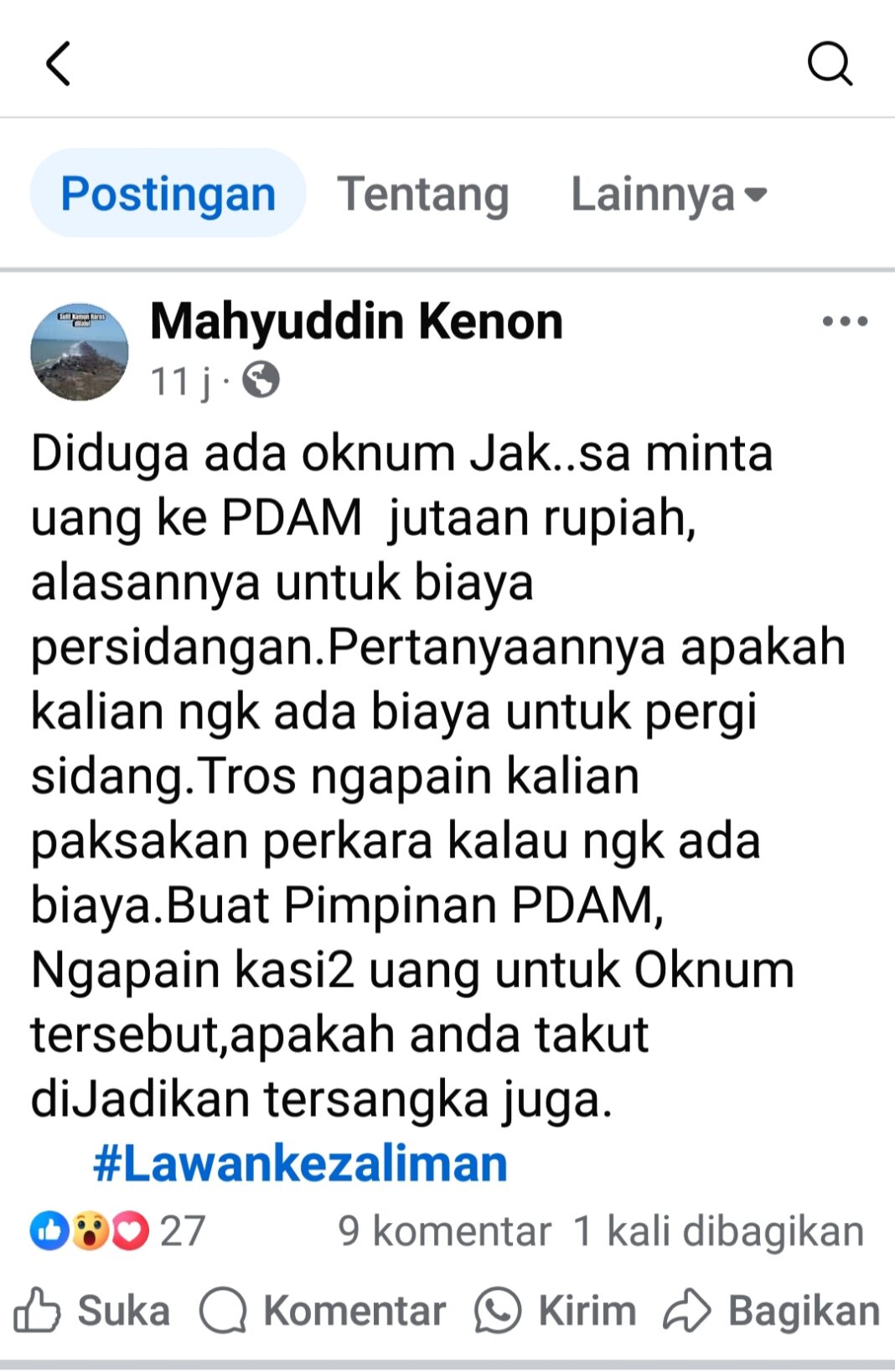 Postingan