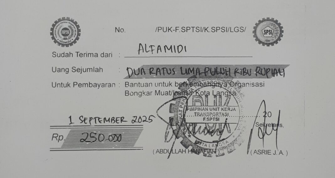 Kwitansi Alfamidi