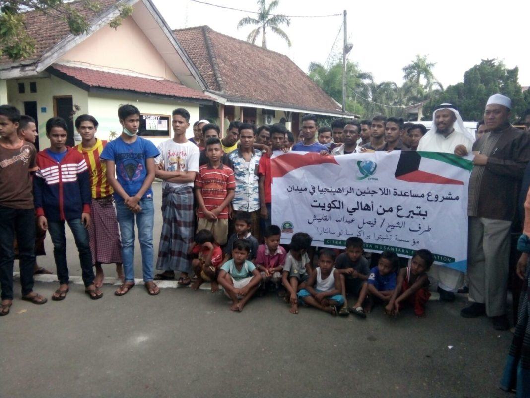 Yayasan Citra Prakarsa Nusantara Foundation bersama para pengungsi Rohingya