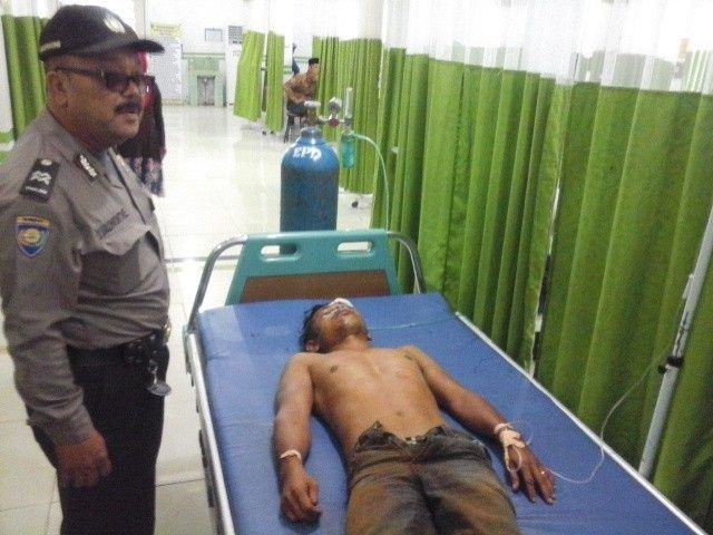 Pelaku pencurian yang nyaris tewas dihajar massa saat berada di RSUD Kota Padangsidempuan
