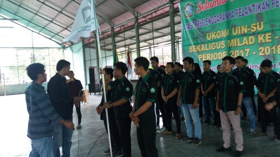 M.Adnan Lubis Dilantik Sebagai Ketua Umum UKOMI UIN Sumut Periode 2017-2018